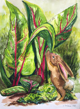 Cargar imagen en el visor de la galería, Bunny in the Chard, 2014
