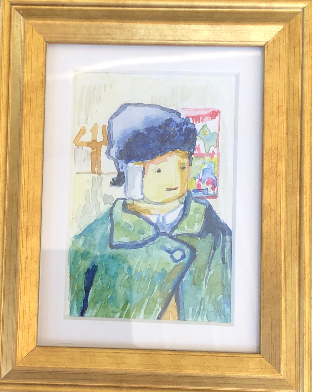 Van Gogh’s Self Portrait with Ear Bandage, Lego style