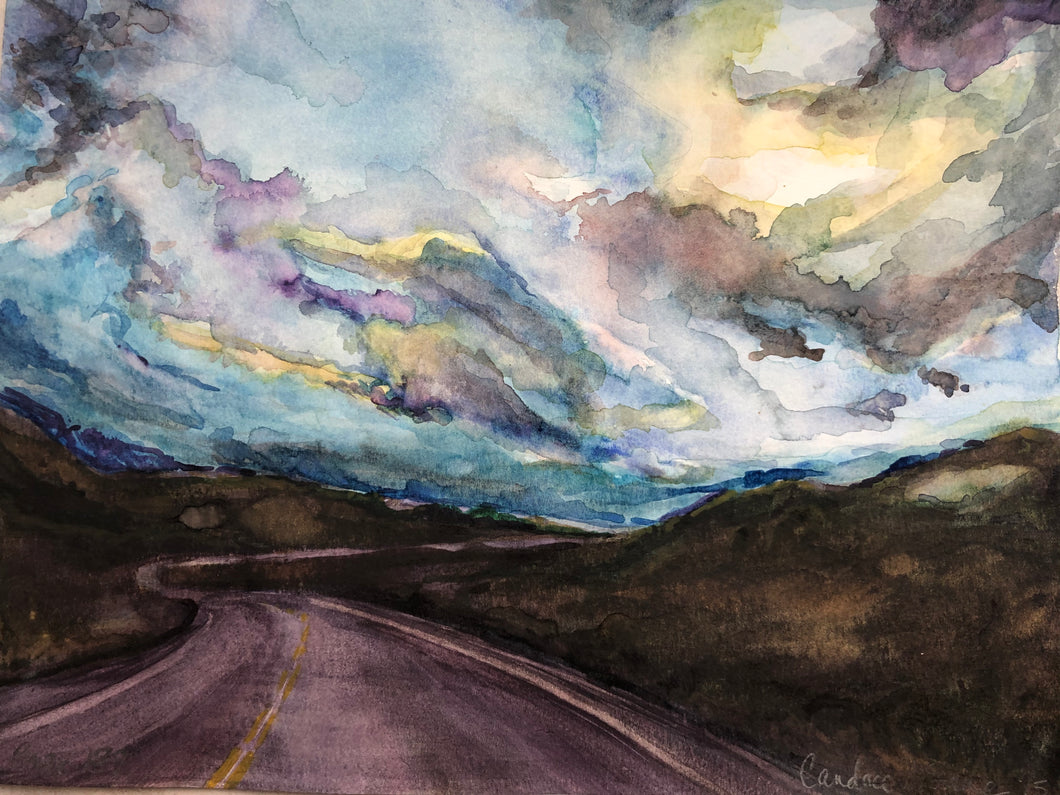Moonlight in the Canyon: Route 189, 2015